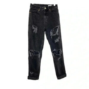 ASOS Black Distressed Jeans